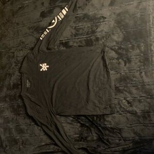 Zoo York Black Long Sleeve Tee with White Accents